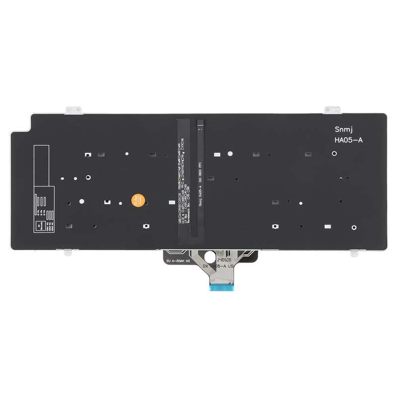 US Version Backlit Laptop Keyboard for Dell Latitude 7410 7410 2in1 P131G P119G(Black)