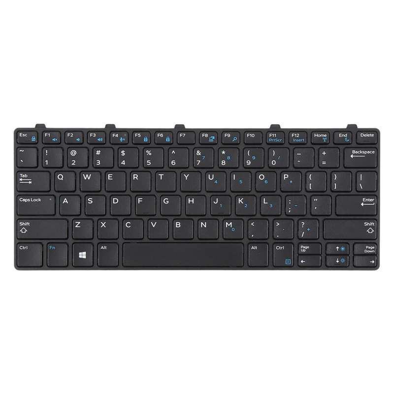US Version Laptop Keyboard for Dell Latitude 3180 3189 3380(Black)