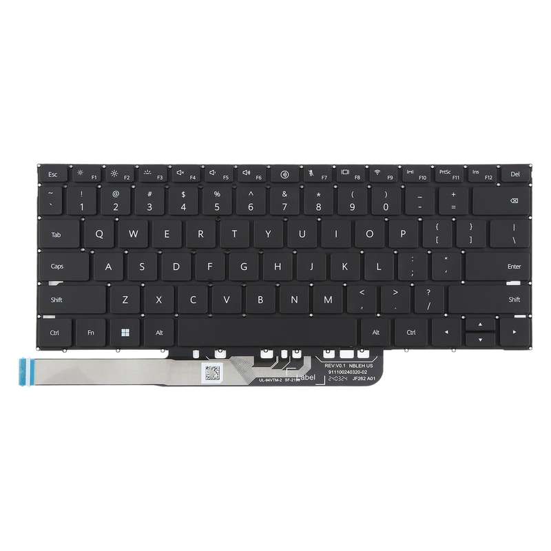 US Version Laptop Keyboard for Huawei Madebook D14 D15 2023 MDF-16 MDG-16 MDG-24 FLMH-16 FLMH-32(Bla