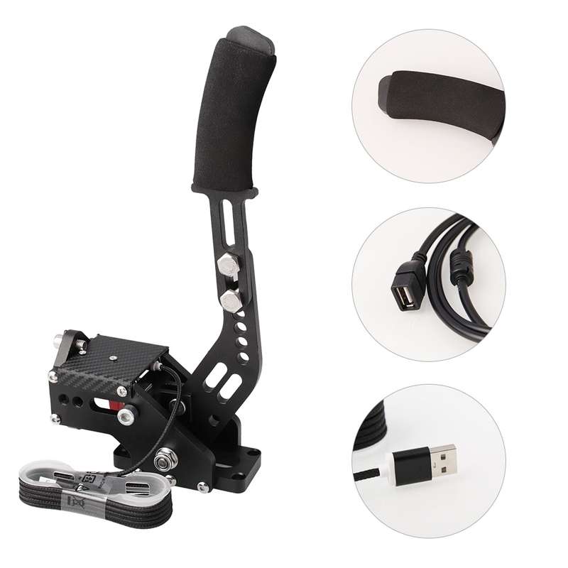Universal USB Horizontal Drift Rally Racing Handbrake Lever Professional Gaming Peripherals for Raci