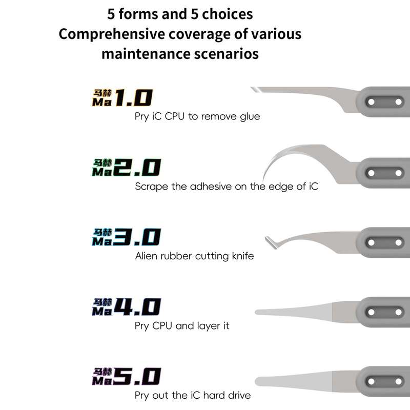 18 Kinds Ma-Suit 5 in 1 Hand Polished Blades Kit