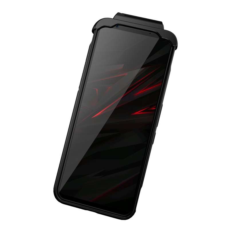 For ZTE nubia Red Magic 5G / 5S Butterfly Shadow Shockproof Rubber TPU Protective Case(Black)
