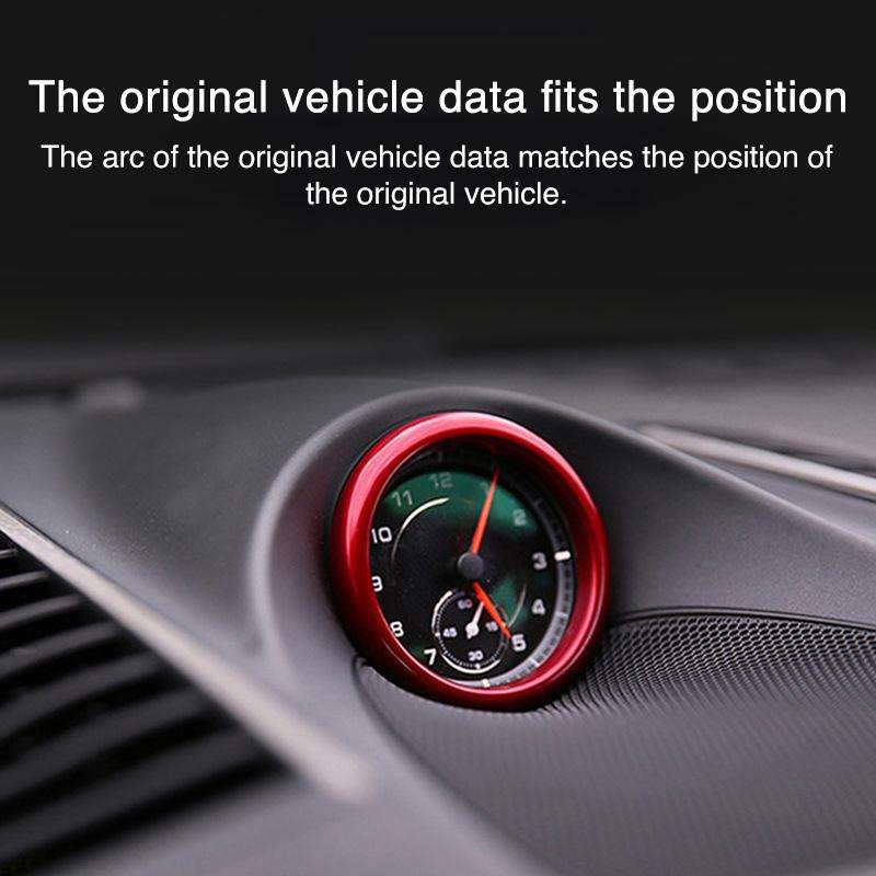 For Porsche Macan / Cayenne / Panamera 911 718 Car Compass Stopwatch Decorative Ring Cover(Purple)