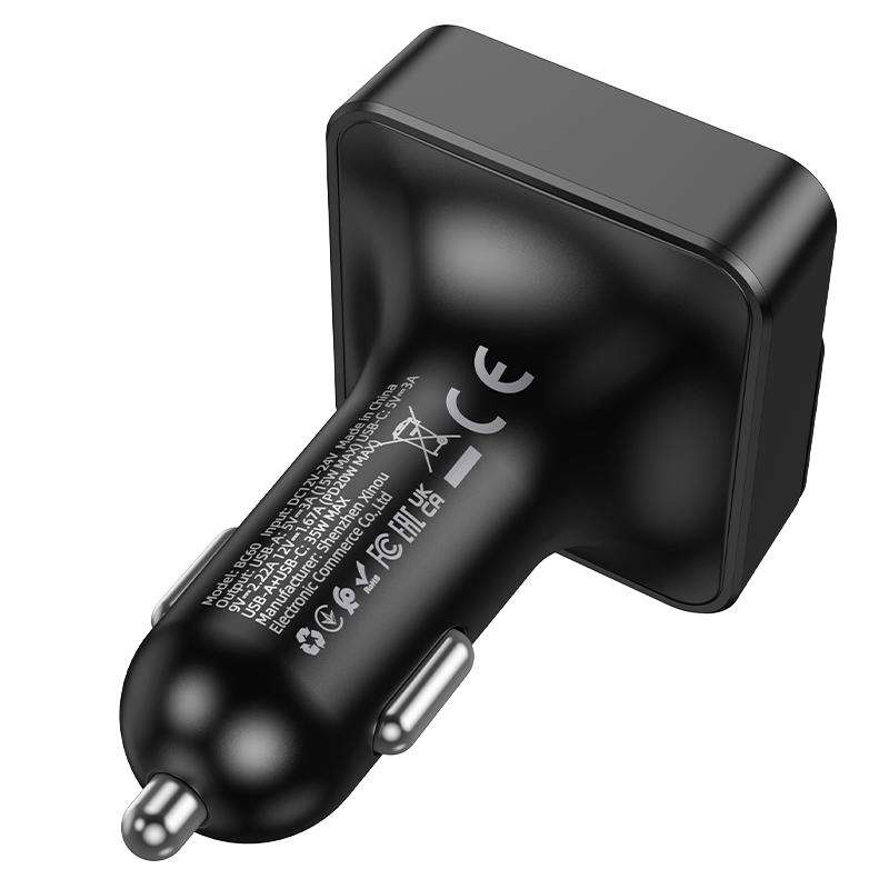 Borofone BC60 Hero 35W Car Bluetooth FM Transmitter(Black)