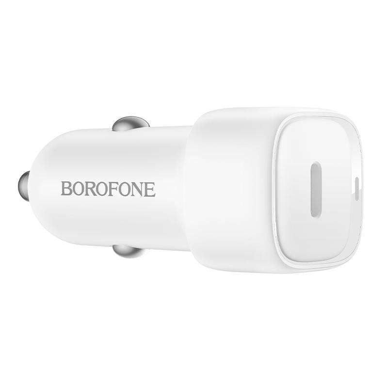 BOROFONE BZ34A Cloud PD20W Type-C Car Fast Charger(White)