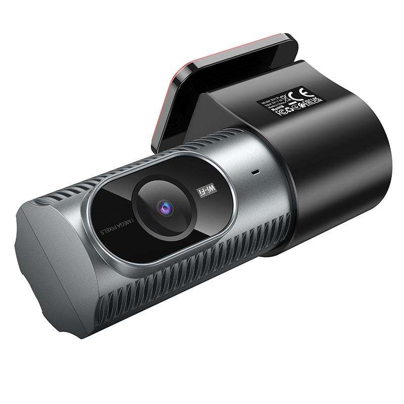 hoco DV13 720P HD Night Vision Screenless Hidden WiFi Driving Recorder(Metal Grey)