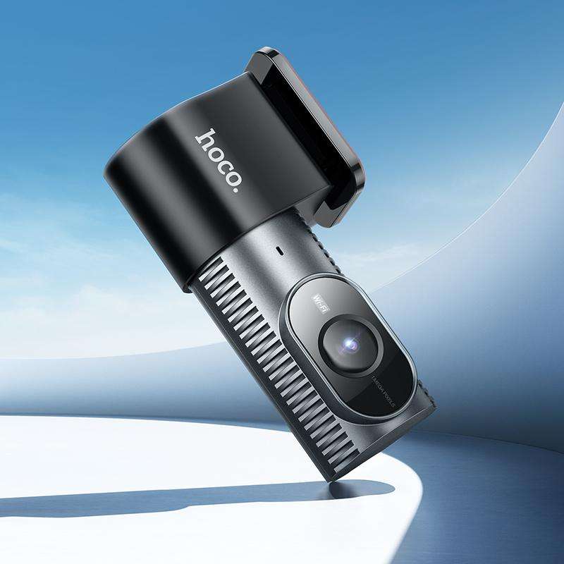 hoco DV13 720P HD Night Vision Screenless Hidden WiFi Driving Recorder(Metal Grey)