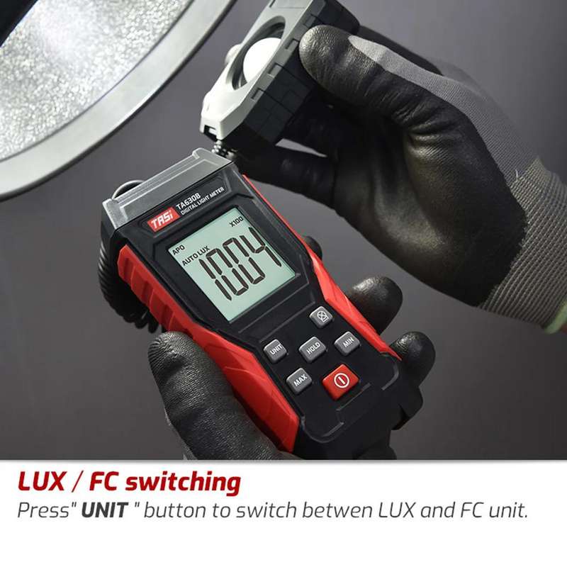 TRSI TA630B Separable Digital Lux Meter Light Brightness Measuring