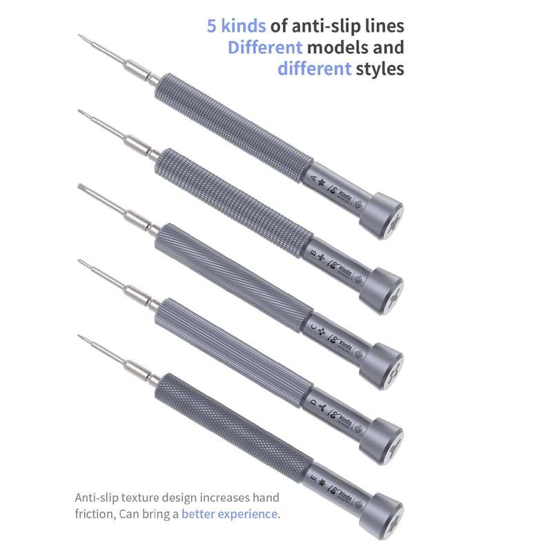 18 Kinds Precision Magnetic Super Hard Screwdriver, Model:A Pentalobe