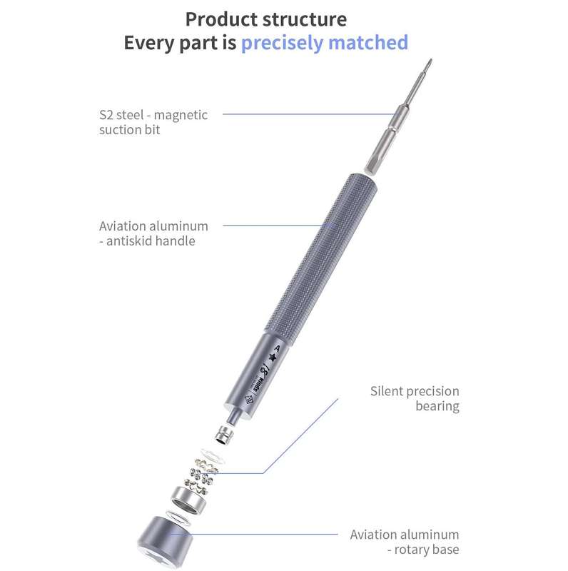 18 Kinds Precision Magnetic Super Hard Screwdriver, Model:A Pentalobe