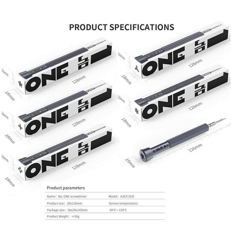 18 Kinds Precision Magnetic Super Hard Screwdriver, Model:A Pentalobe
