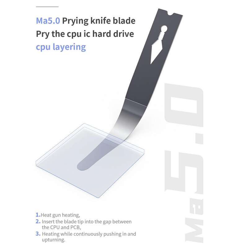 18 Kinds CPU NAND Chip Glue Removing Cleaning Repair Blades Kit