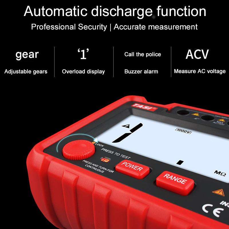 TASI TA8322A High Voltage Digital Electronic Meter Insulation Resistance Tester