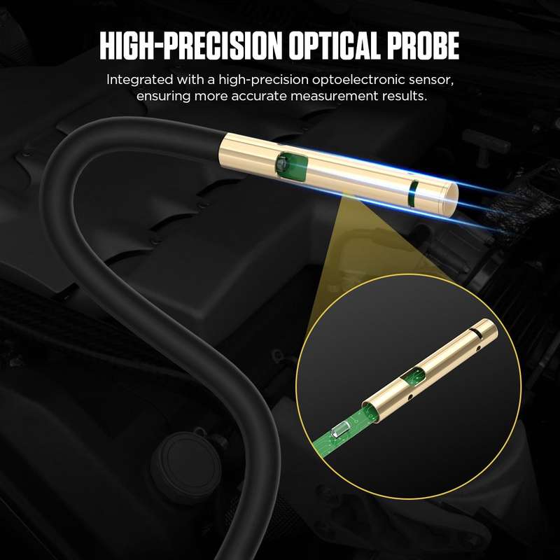 AUTOOL AS503 2.8 inch Backlit Display Car Engine Oil Tester Lubricating Oil Quality Analyzer(Black)