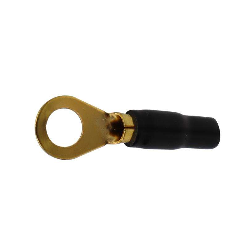 10 Pairs / Set 8GA Car Audio Modification Brass Terminal Crimp(Fork + Round)