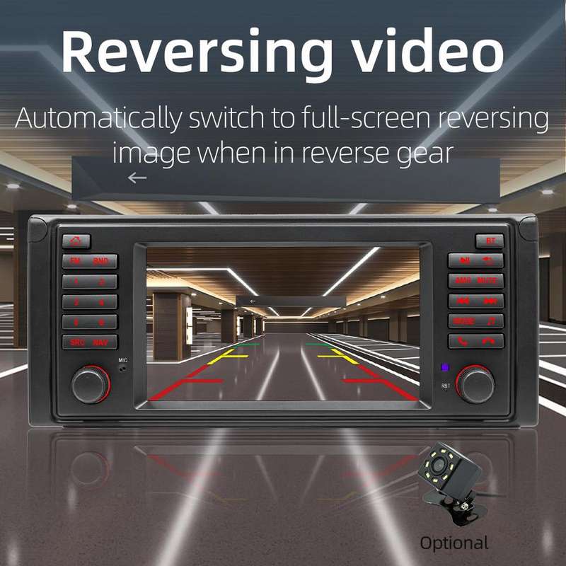 For BMW E53 1996-2007 YT-004 Android13 7 inch HD Screen Car GPS Navigation Reversing Image Integrate