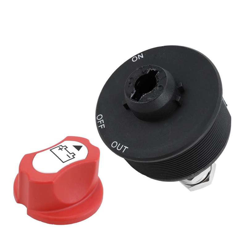 12-24V 300A Heavy-Duty DC Battery Disconnect Switch, Type:Old with OUT Handle Removable
