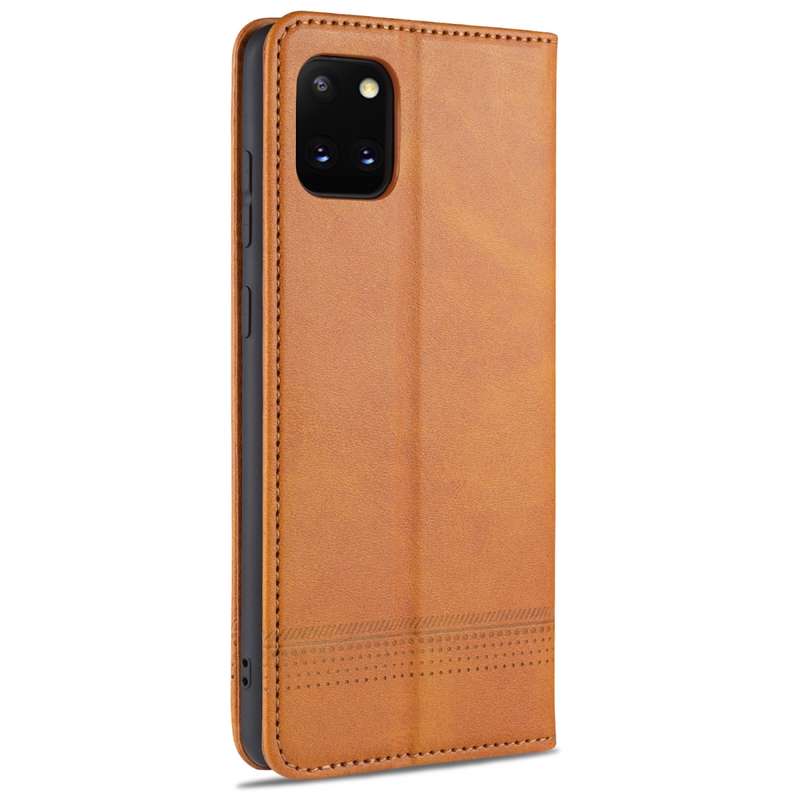 For Samsung Galaxy Note 10 Lite AZNS Magnetic Calf Texture Horizontal Flip Leather Case with Card Sl