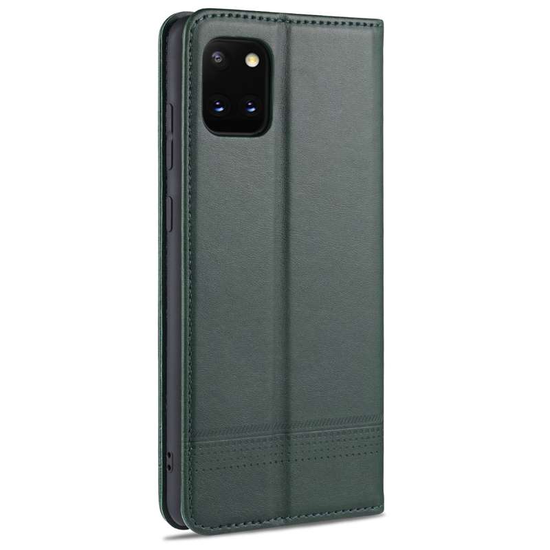 For Samsung Galaxy Note 10 Lite AZNS Magnetic Calf Texture Horizontal Flip Leather Case with Card Sl