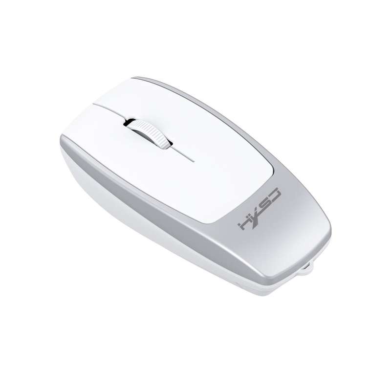 HXSJ M109 Mini Wireless Mouse, 3D Right, TF Card Reader, 4D Mute Buttons(Grey)