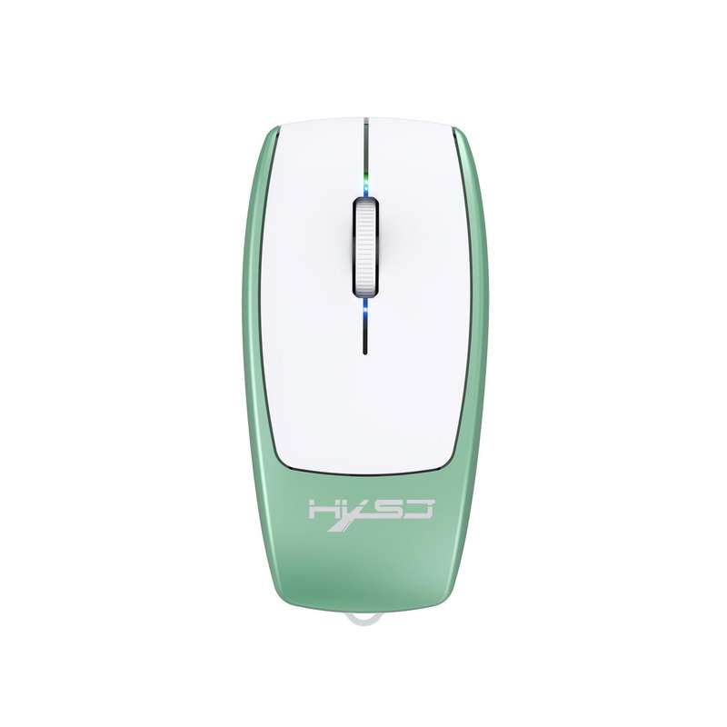 HXSJ M109 Mini Wireless Mouse, 3D Right, TF Card Reader, 4D Mute Buttons(Grey)