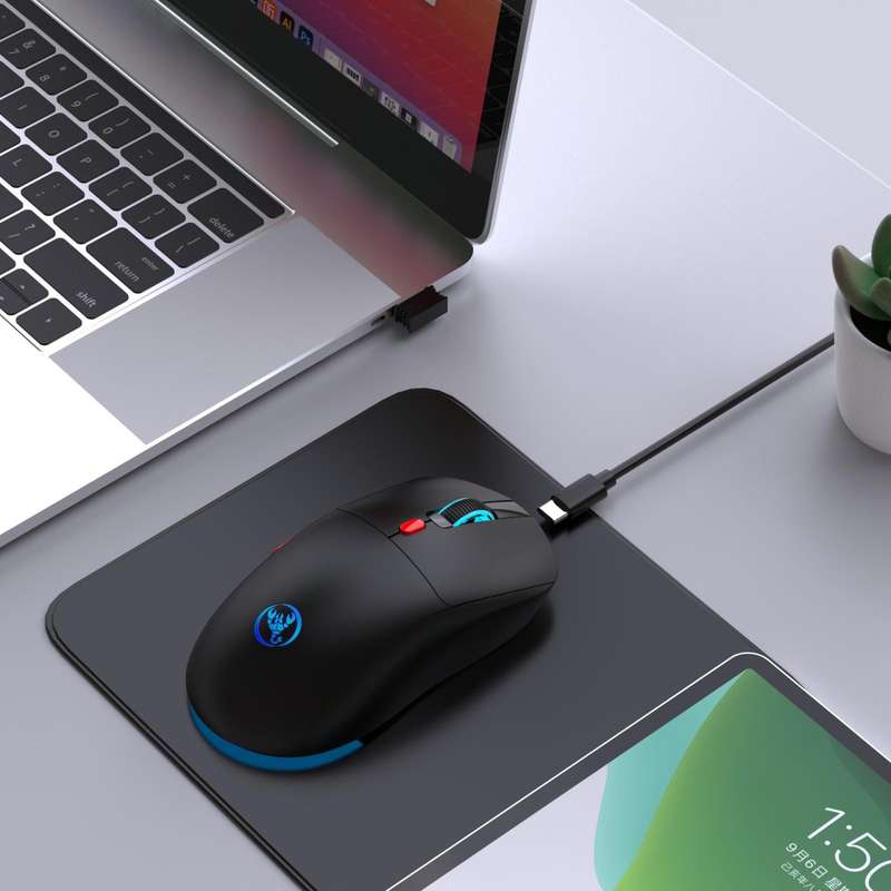 HXSJ T20 2.4GHz Rechargeable Wireless Mouse(White)