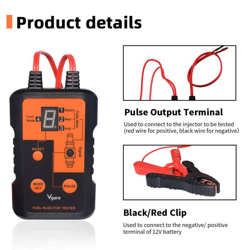 Vgate VT200 12V Car Injector Tester