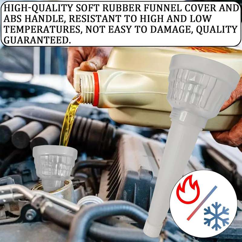 Car Oil Filter Removal Tool Universal Anti-scald Funnel, Size:235 x 90mm