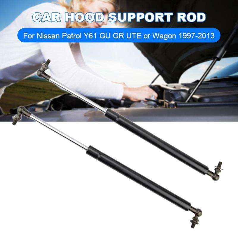 For Nissan Patrol Y61 GR GU 1997- 2pcs/Pack Hood Lift Supports Struts Shocks Springs Dampers Gas Cha