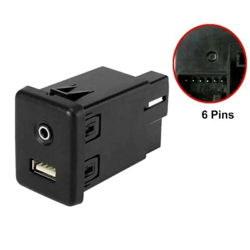 Car AUX & USB Socket Connector Switch for Chevrolet Cruze / Malibu / Regal 13599456 22875063 3908752