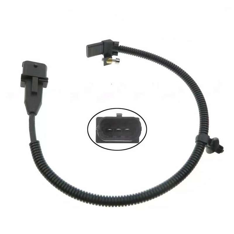 Car Crankshaft Position Sensor for Chevrolet Cruze 55567243 55555806(Black)