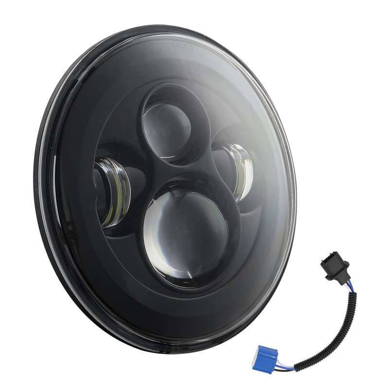7 inch H4 / H13 DC 9V-30V 4000LM 6000K 40W 7 inch Car Round Shape LED Headlight Lamps for Jeep Wrang