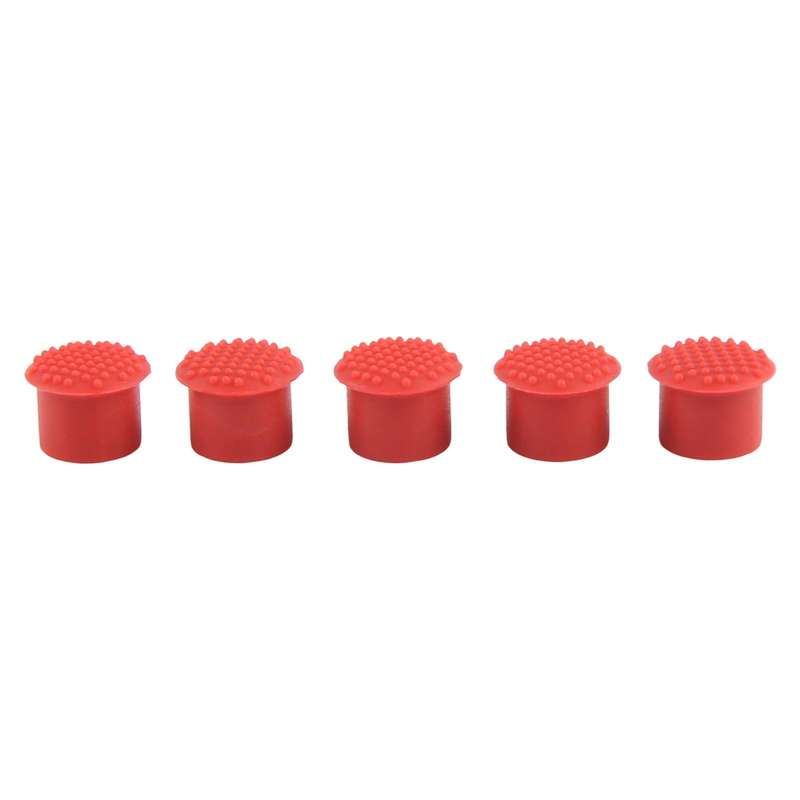 For Lenovo IBM 5pcs Mouse Cap, Diameter 0.4 x 0.5cm(Red)