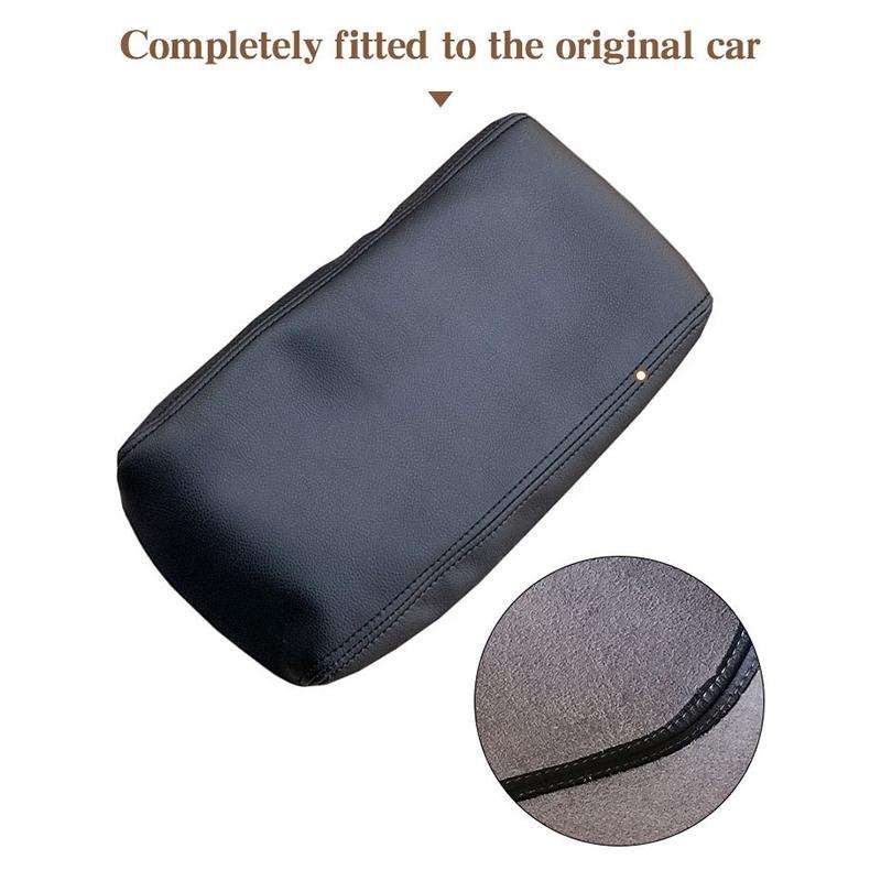 Car Central Armrest Box Protective Leather Cover for Toyota Prius 2004-2009(Beige)