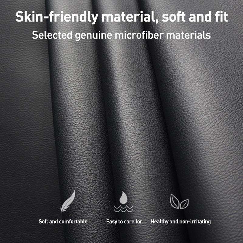 Car Central Armrest Box Protective Leather Cover for Honda Accord 8th Generation(Black)