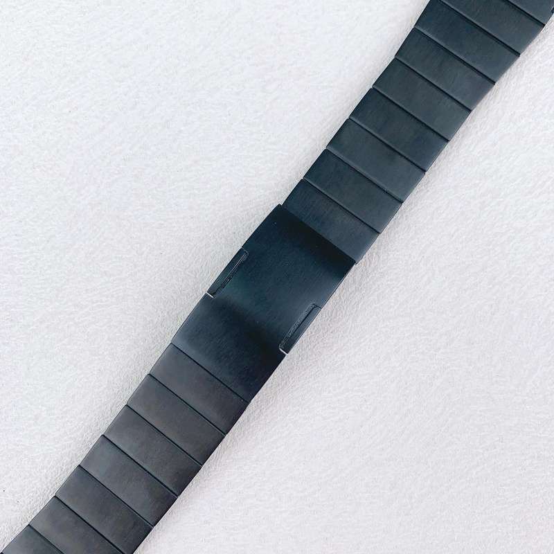 22mm One-beads Side-detachable Buckle Stainless Steel Watch Band(Silver)
