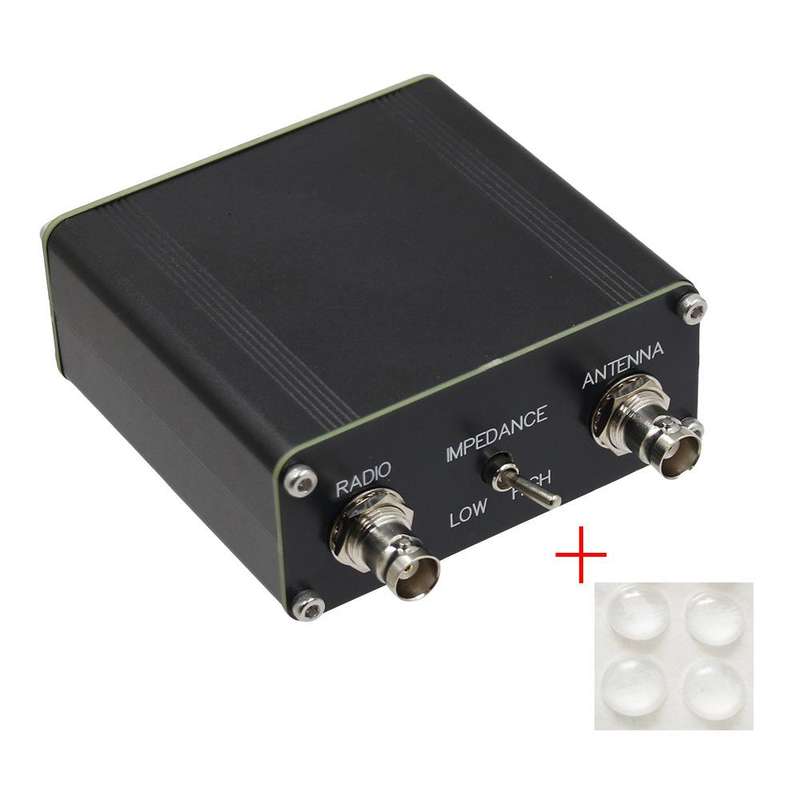 Z-Match QRP Manual Antenna Tuner 5W 3-28 Mhz Antenna HAM Tuner(Black)