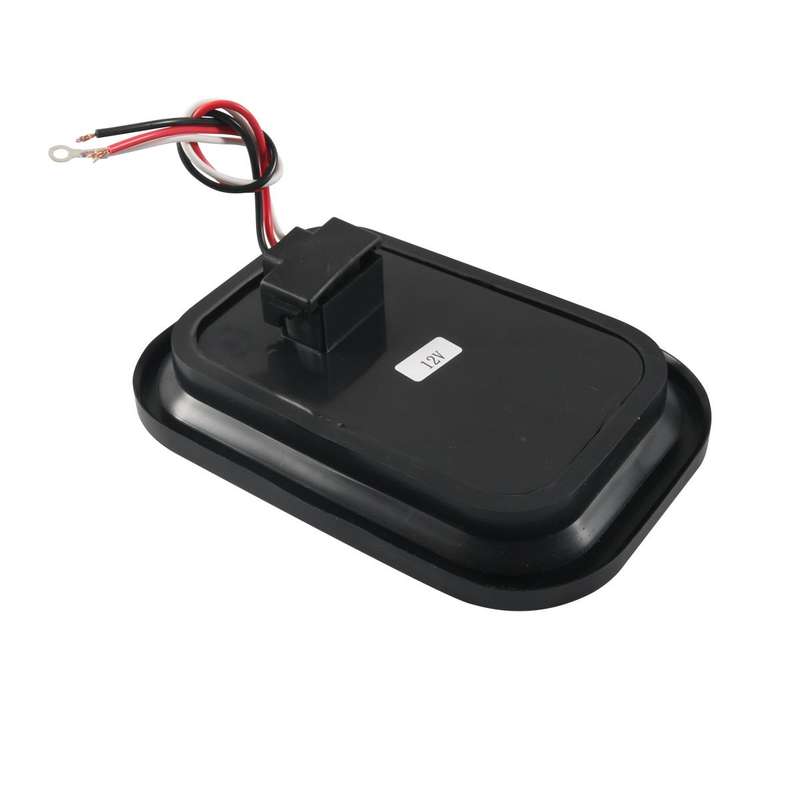 Trailer / RV / Truck 12LEDs Rectangle Tail Light with Plug(White Light)