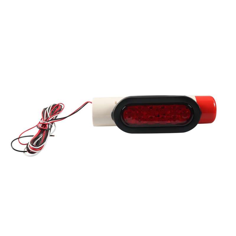 2pcs/Set 10LED Marine Trailer Guide Pipe Light Set(Red Light)