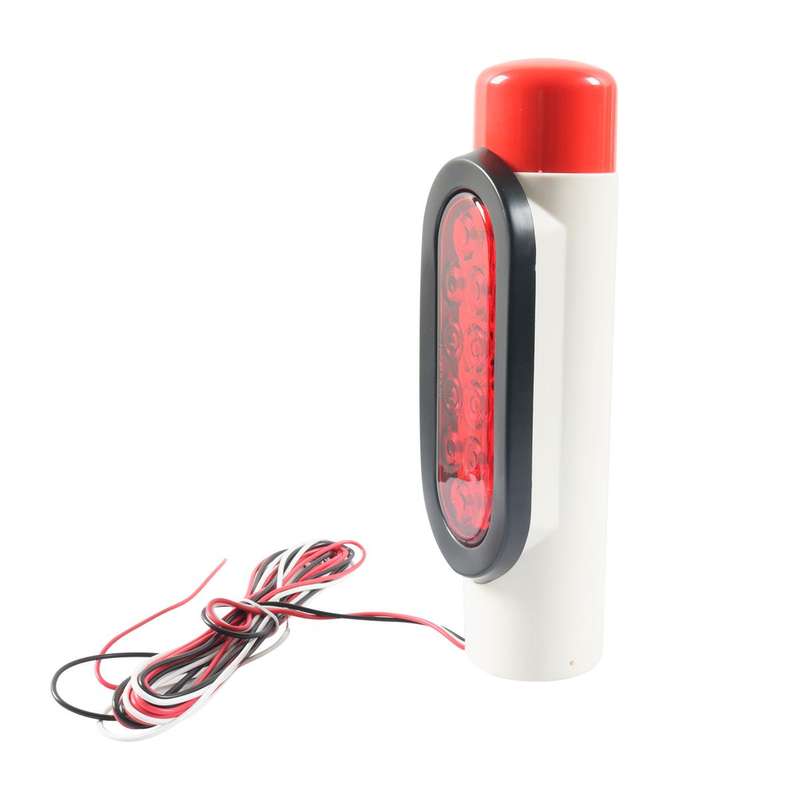 2pcs/Set 10LED Marine Trailer Guide Pipe Light Set(Red Light)