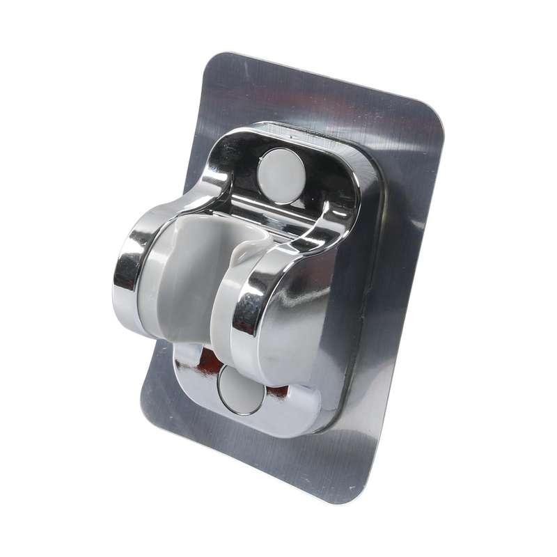 RV Square Four Gear Shower Flexible Pipe Spray Kit(Silver)