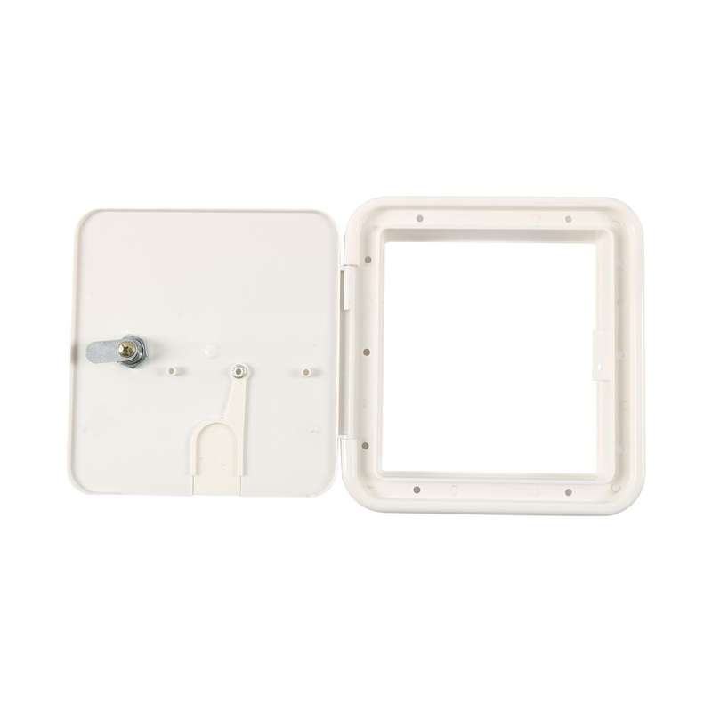 RV / Camper Power Cable Hatch with Screws and Key(White)