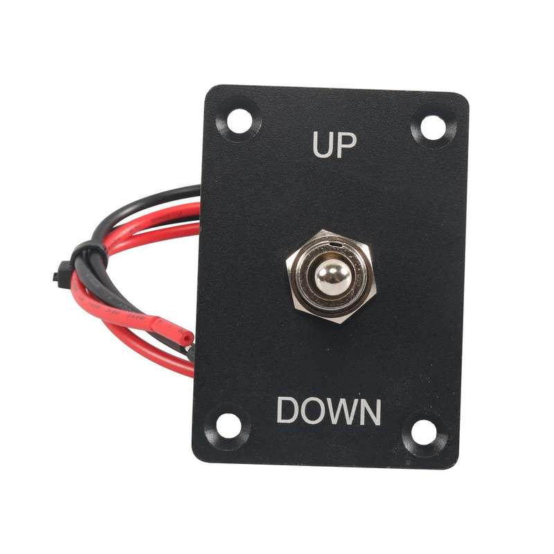 Marine / RV Modification 4-pin 2-speed Switch Controller Panel with Cable(Black)