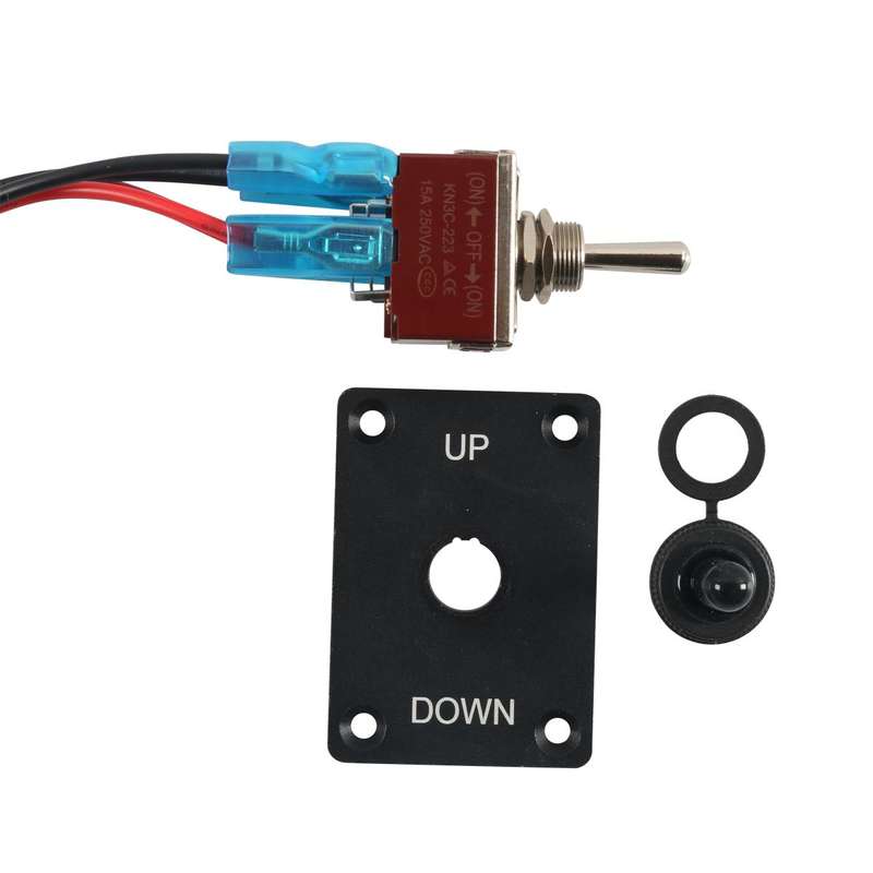 Marine / RV Modification 4-pin 2-speed Switch Controller Panel with Cable(Black)