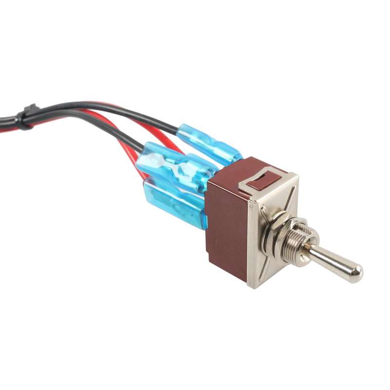 Marine / RV Modification 4-pin 2-speed Switch Controller Panel with Cable(Black)