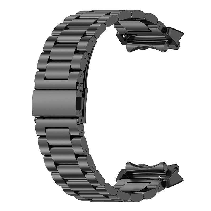 For Huami Amazfit T-REX 3 A2322 Tri-beads Flat Buckle Titanium Alloy Watch Band(Silver)