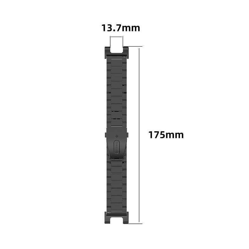 For Huami Amazfit T-Rex Pro A1918 Tri-beads Flat Buckle Titanium Alloy Watch Band(Silver)