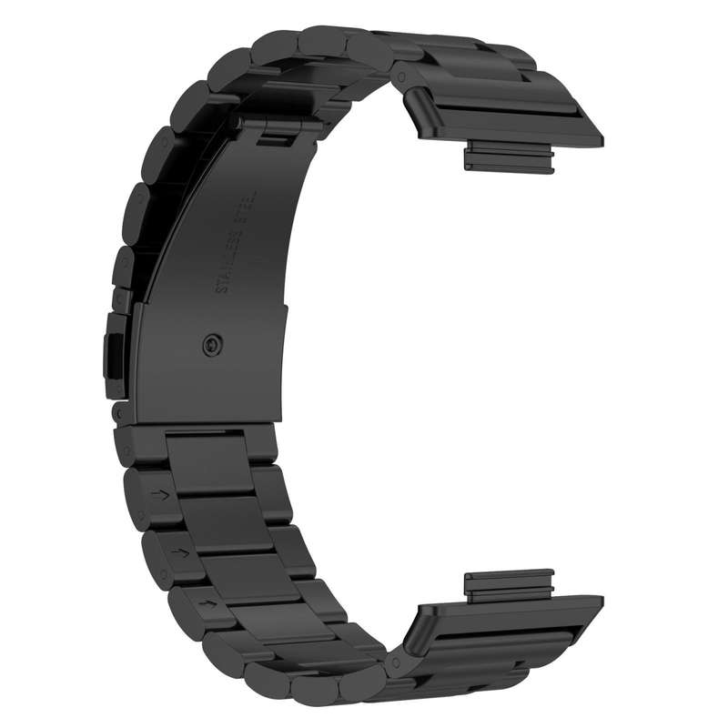 For Huawei Watch Fit 2 Tri-beads Flat Buckle Titanium Alloy Watch Band(Silver)