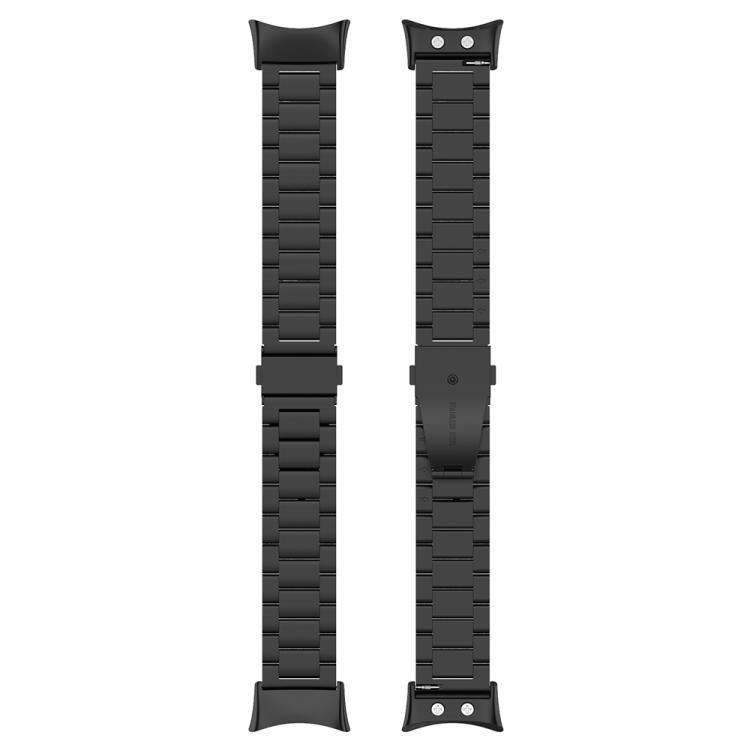 For Garmin forerunner 45 / 45S / Swim 2 Tri-beads Flat Buckle Titanium Alloy Watch Band(Silver)