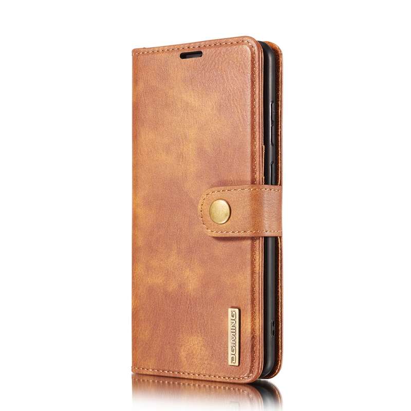 For Samsung Galaxy S20 FE DG.MING Crazy Horse Texture Flip Detachable Magnetic Leather Case with Hol